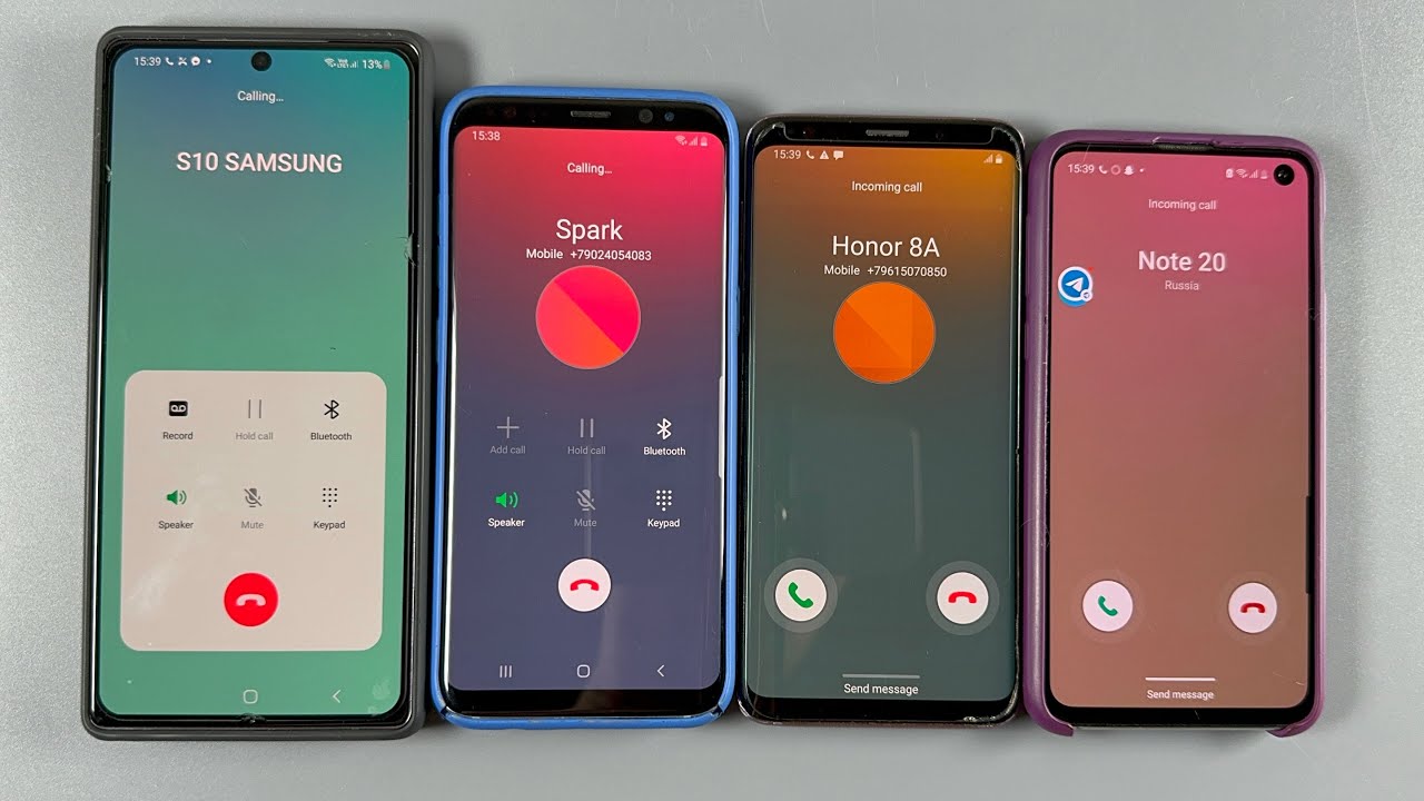 Incoming Calls Samsung S8 / Samsung S9 / Samsung S10 / Samsung Note 20 Battle of Generation Samsung