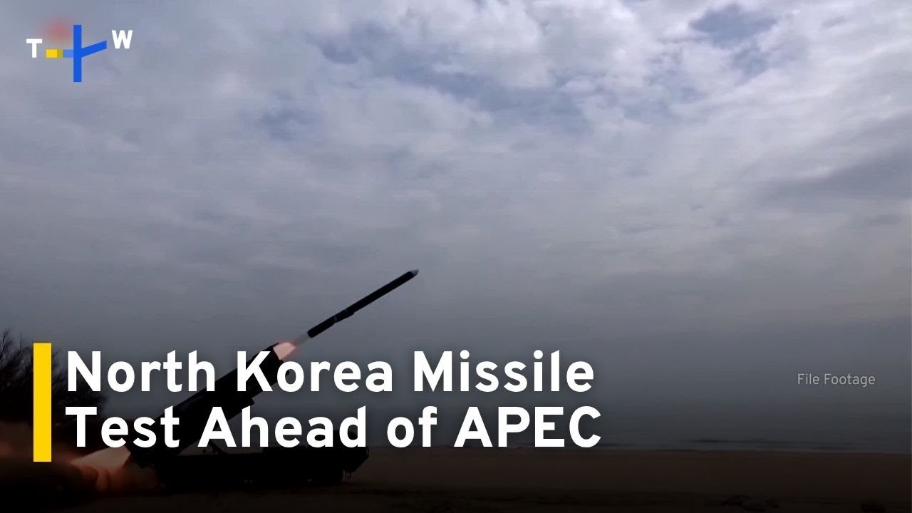 North Korea Test-Fires Short-Range Ballistic Missiles Ahead of APEC｜TaiwanPlus News