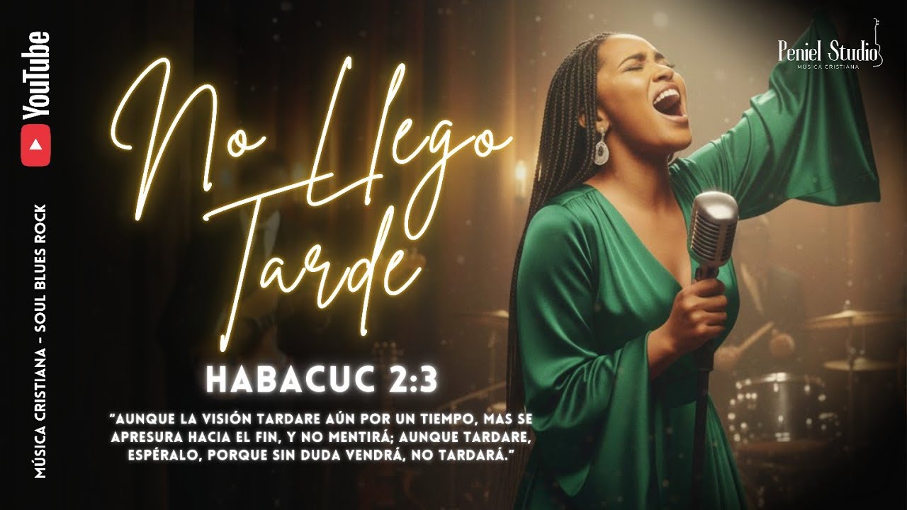 No llego Tarde - No Tardará (Habacuc 2:3) | Peniel Studio | Soul Blues Rock Cristiano