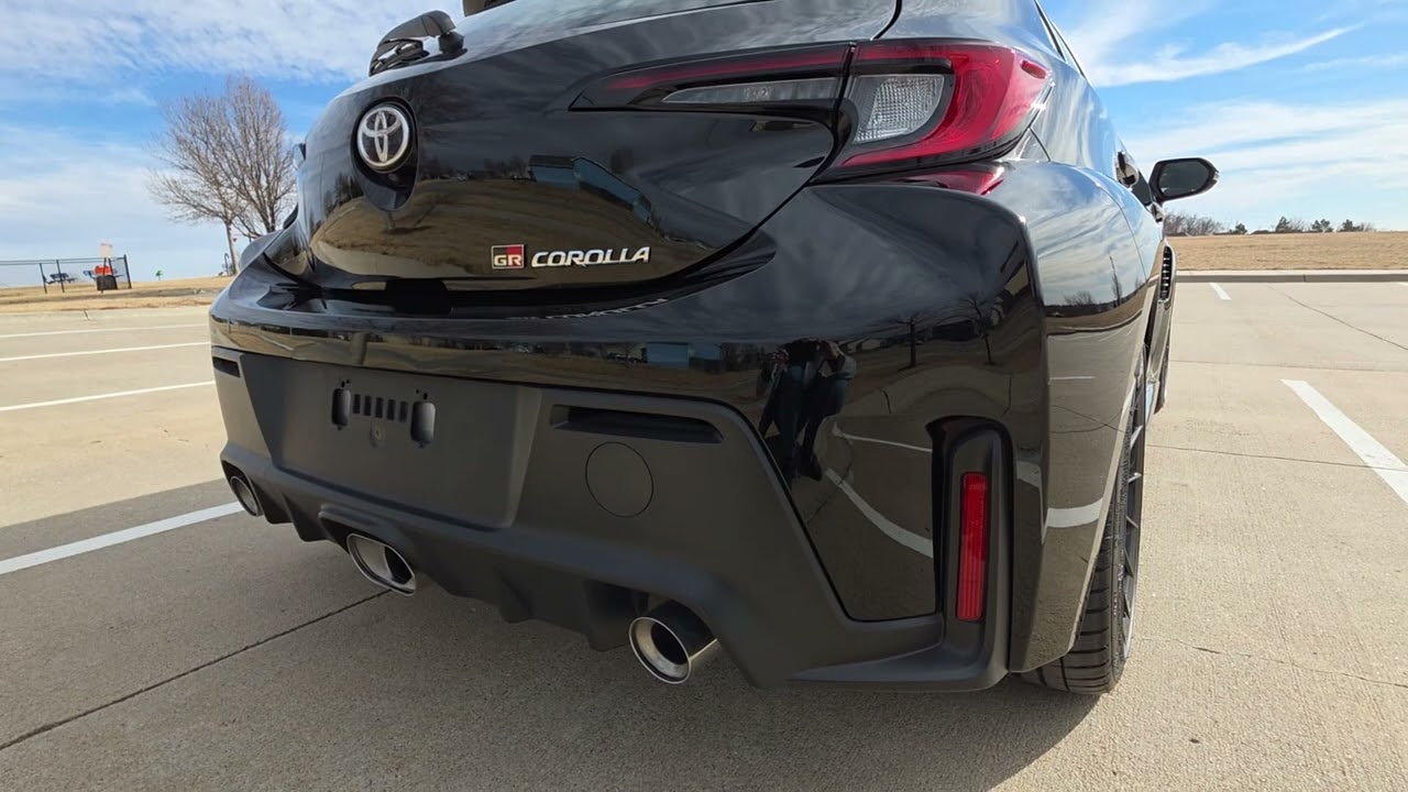 2023 GR Corolla Exhaust Sound