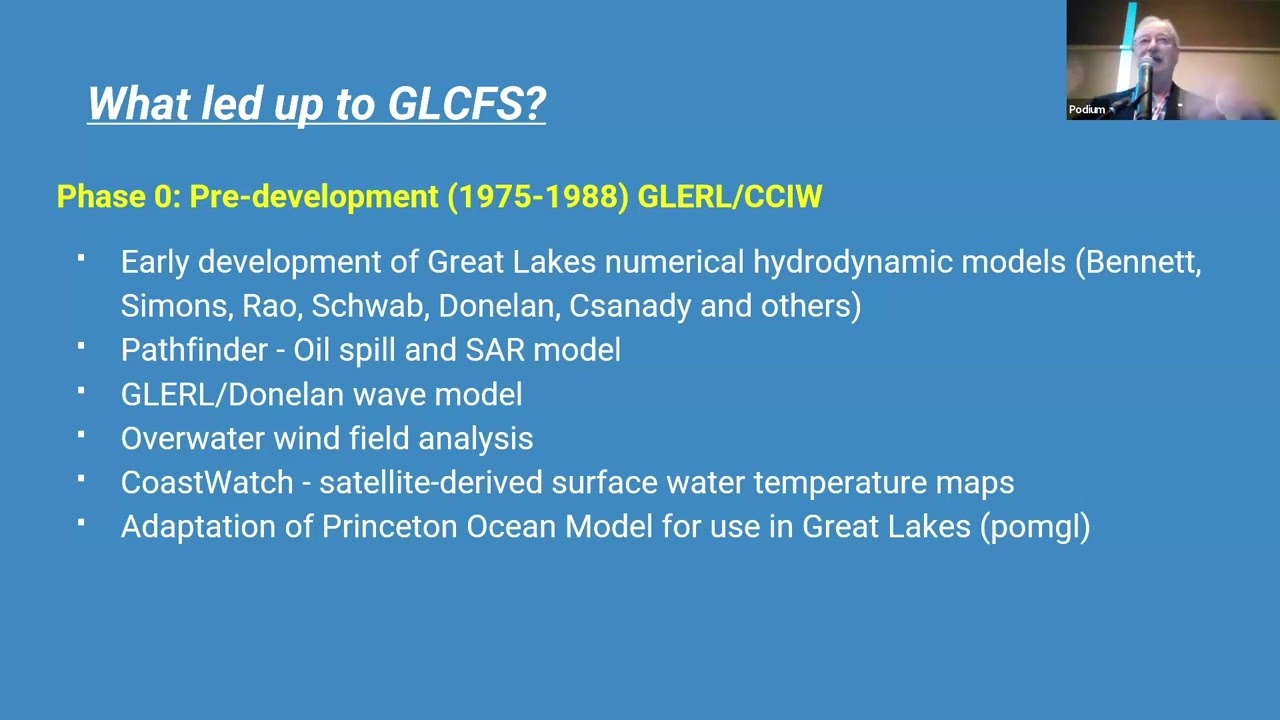 David Schwab - GLERL 50th IAGLR Presentation - May 23, 2024