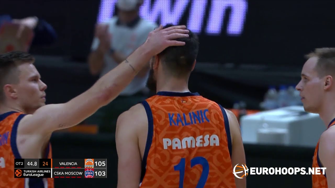 Valencia Basket - CSKA Moscow 105-103 2OT: Nikola Kalinic (22 points, tied career-high)
