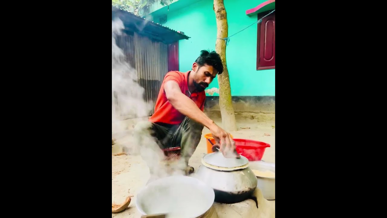 অনেক বছর পর ভাপা পিঠা বানালাম #subscribe #food #shortvideos #foryou 
