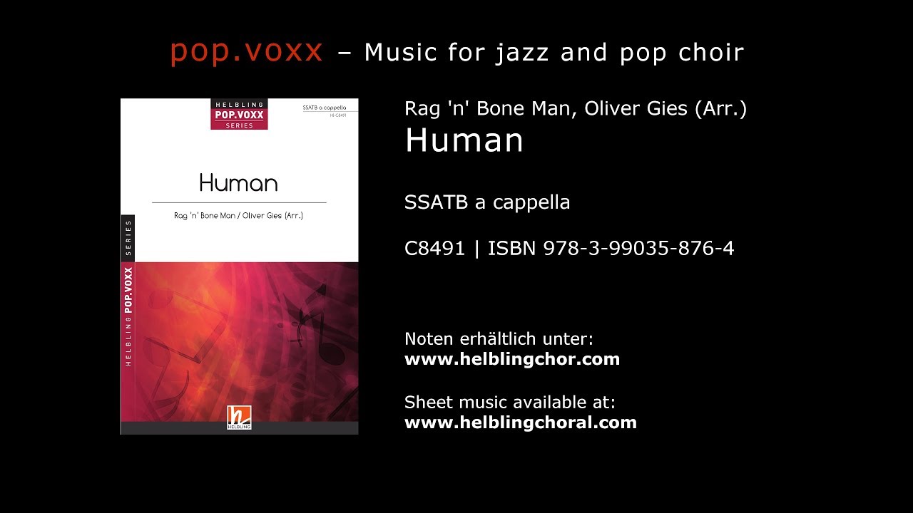 Rag 'n' Bone Man / Oliver Gies (Arr.) - Human