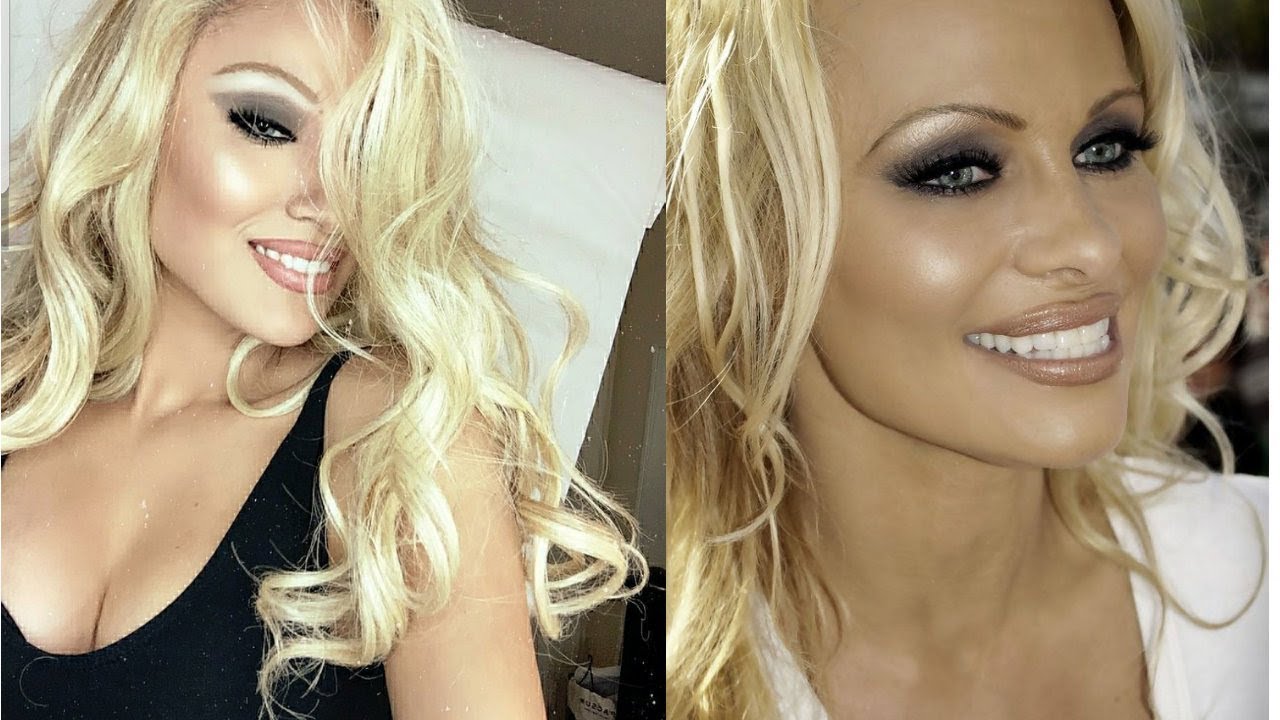 PAMELA ANDERSON INSPIRED MAKEUP TUTORIAL