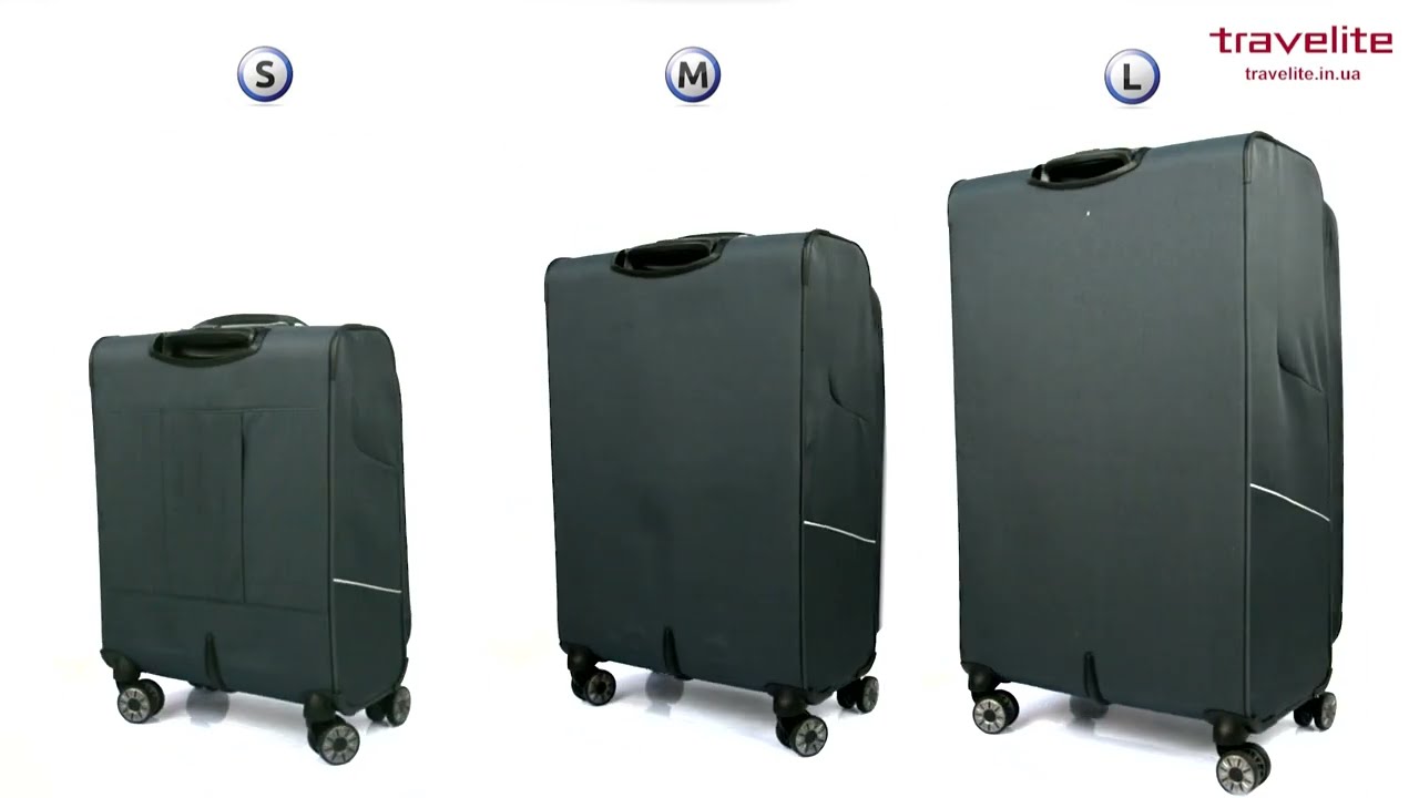 Набір валіз Travelite Skaii Anthracite TL092640-04