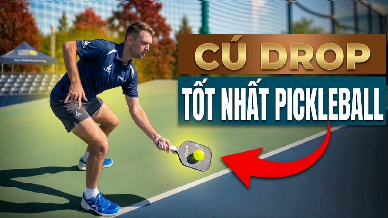 Hướng Dẫn Kỹ Thuật Push Drop Pickleball: Kỹ Thuật Giúp Bạn Lên Lưới 100% An Toàn
