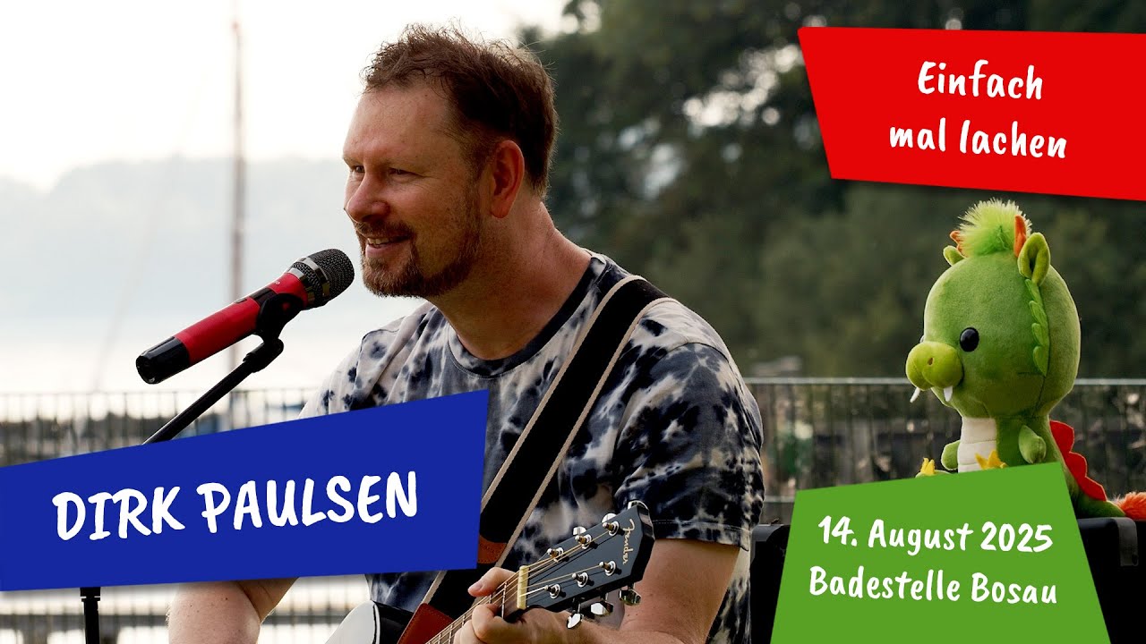 Einfach mal lachen | Dirk Paulsen | Live beim Kinder-Mitmachkonzert in Bosau, 14. August 2025
