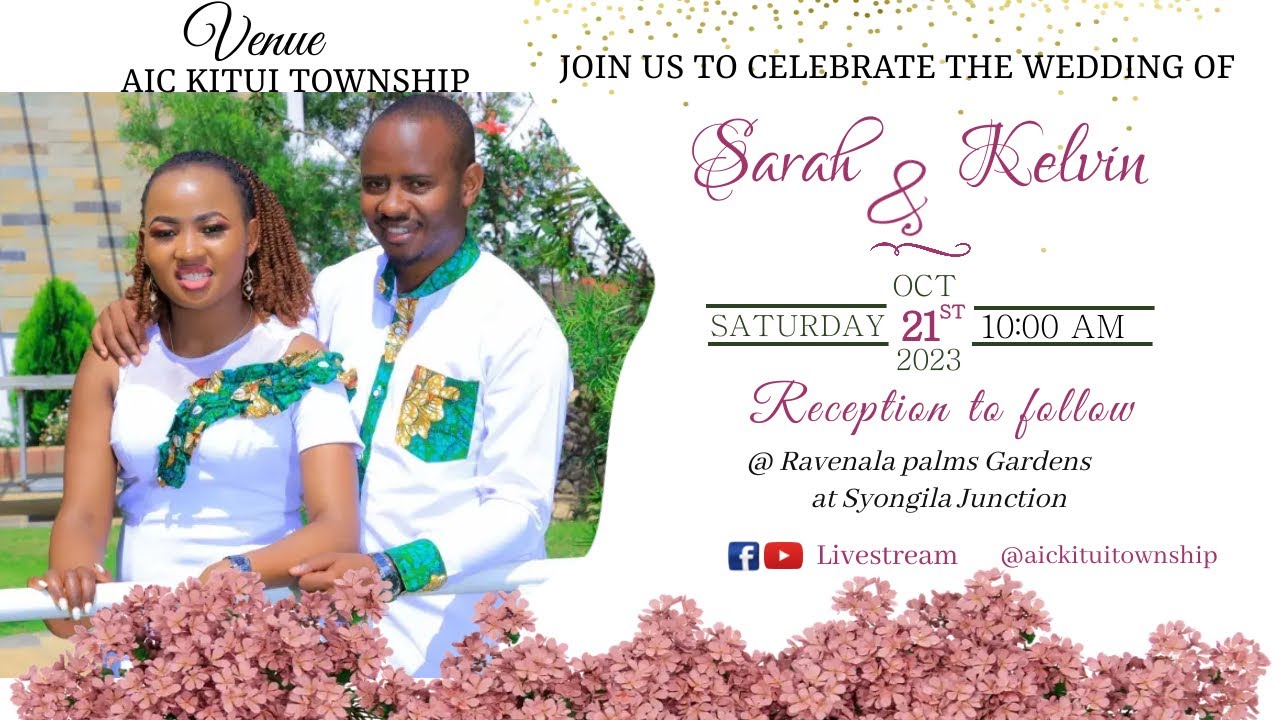 Sarah Weds Kevin| AIC Kitui Township| 21st October 2023