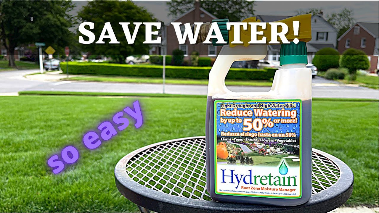 Reduce Watering Your Lawn With Hydretain: Reduce Watering By Up To 50%