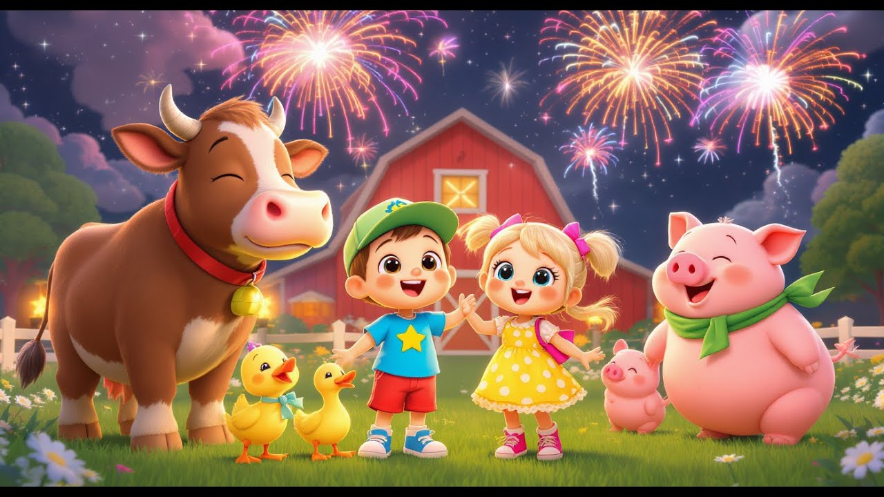 🐮🎵 Moo Moo, Quack Quack, Oink Oink! | Fun Farm Animal Song for Kids
