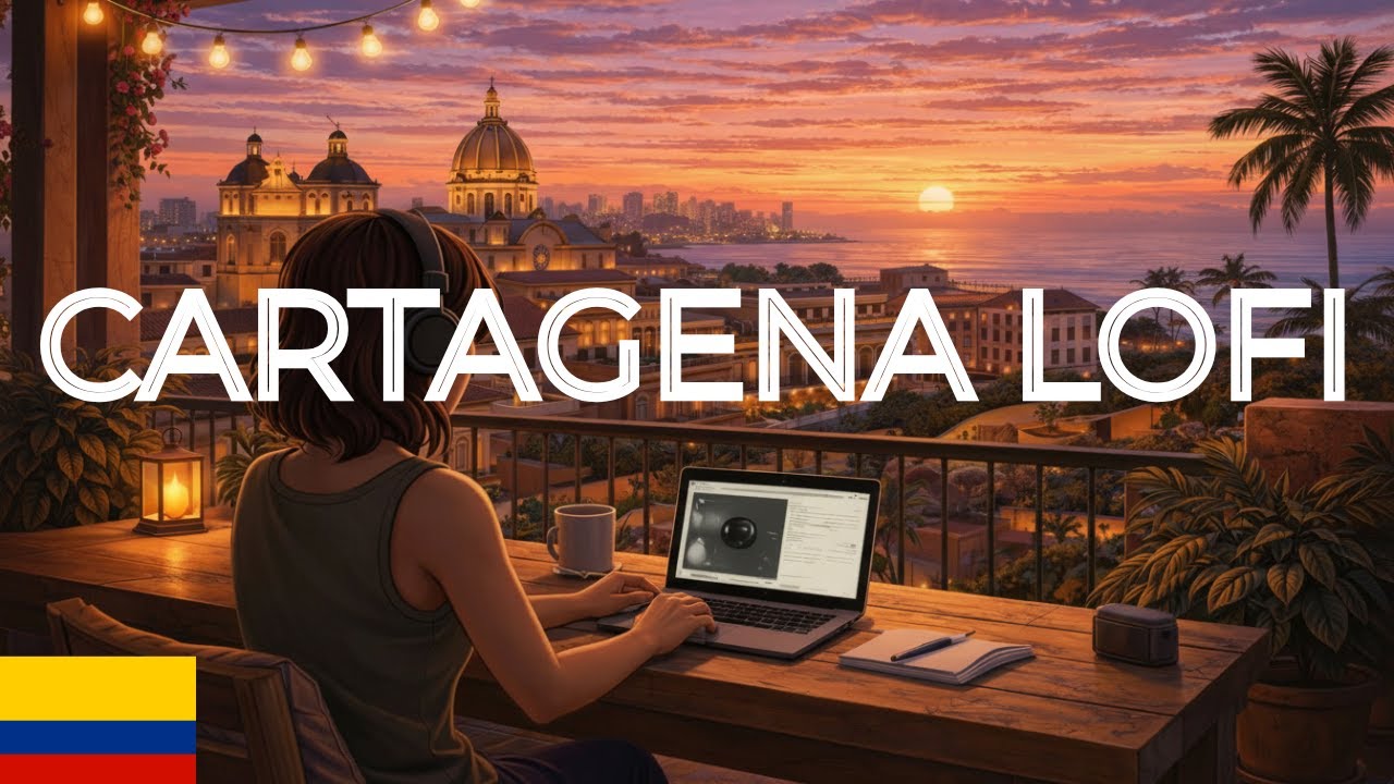 Cartagena Colombian Lofi - 1 Hour Latin Beats to Study/Relax to