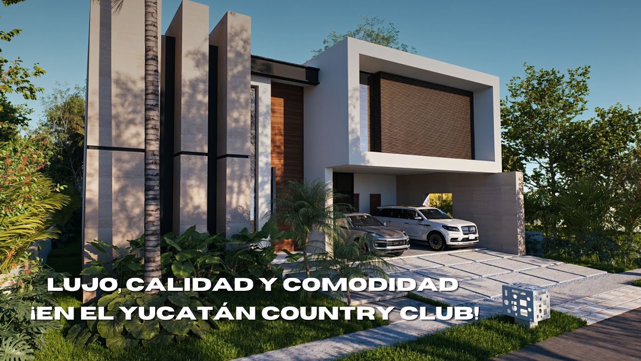 Casa de lujo en PREVENTA en el Yucatán Country Club ⛳ ¡EQUIPADA y con la más alta calidad!