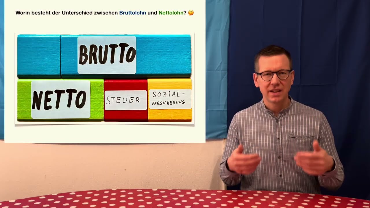 Der Unterschied zwischen Bruttolohn und Nettolohn - WiSoPOLITIKMrG? 👨‍🏫 Abitur SOWI Sozialkunde