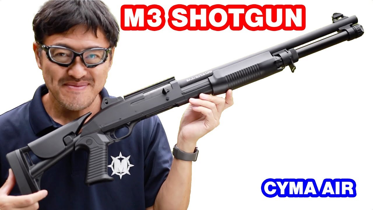 Airsoft SHOTGUN CYMA M3 CM373 屋外レビュー マック堺