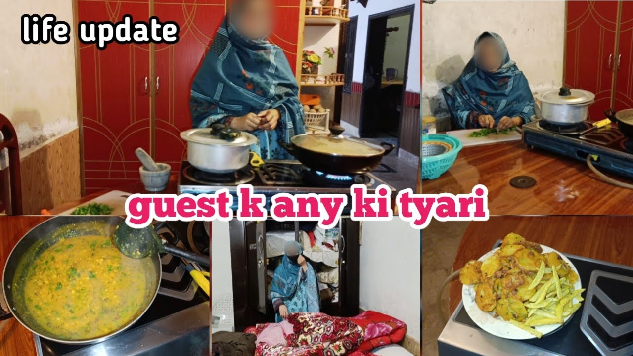 Guest k any ki tyari|life update| farwa Asghar vlogs 