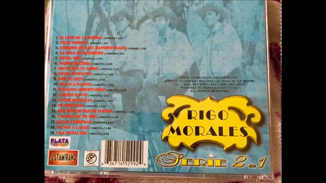 Rigo Morales Y Los Alegres del palmar puras rancheras