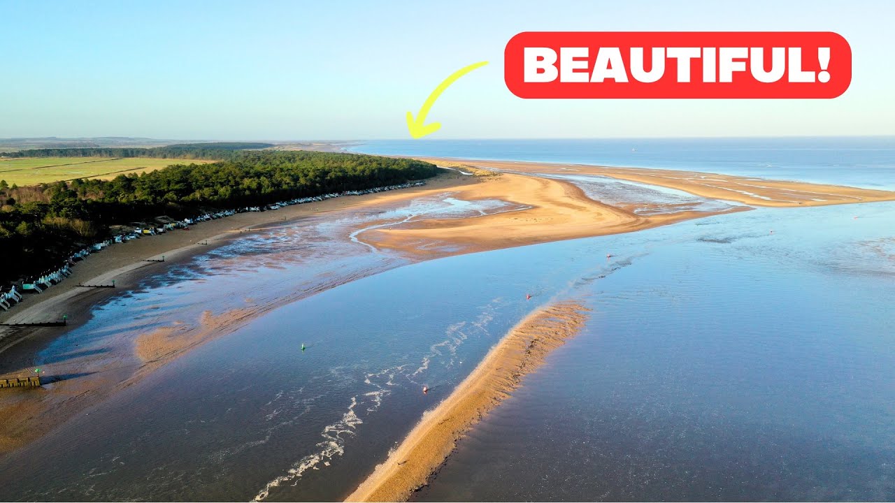 One of the most Stunning Coastlines in the UK! The Norfolk Coast from the air.