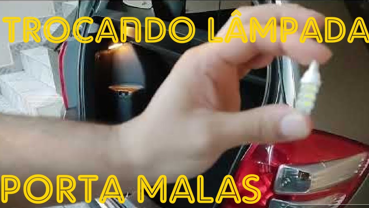 Trocando lâmpada do porta malas - Honda Fit