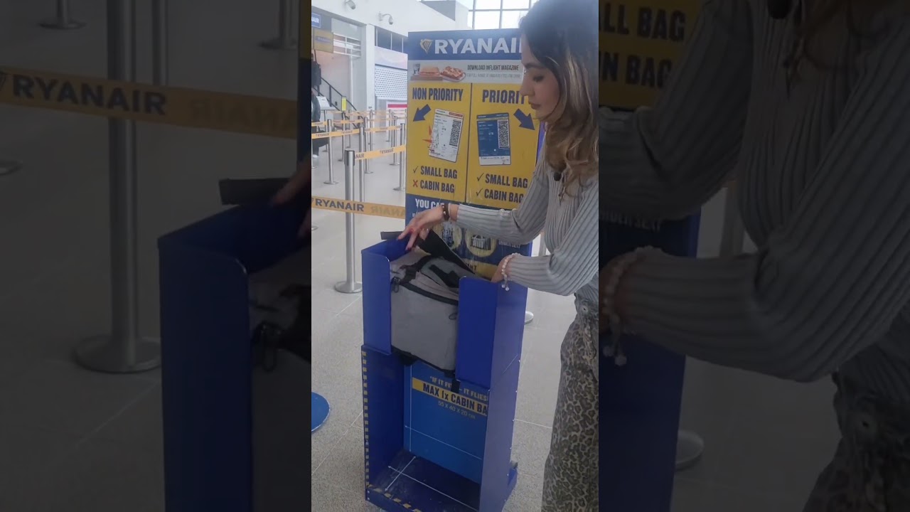 Ryanair Staff Thought They Had Me&hellip; Until My Backpack Fit PERFECTLY! 🎒✈️ No Extra Fees! 😏