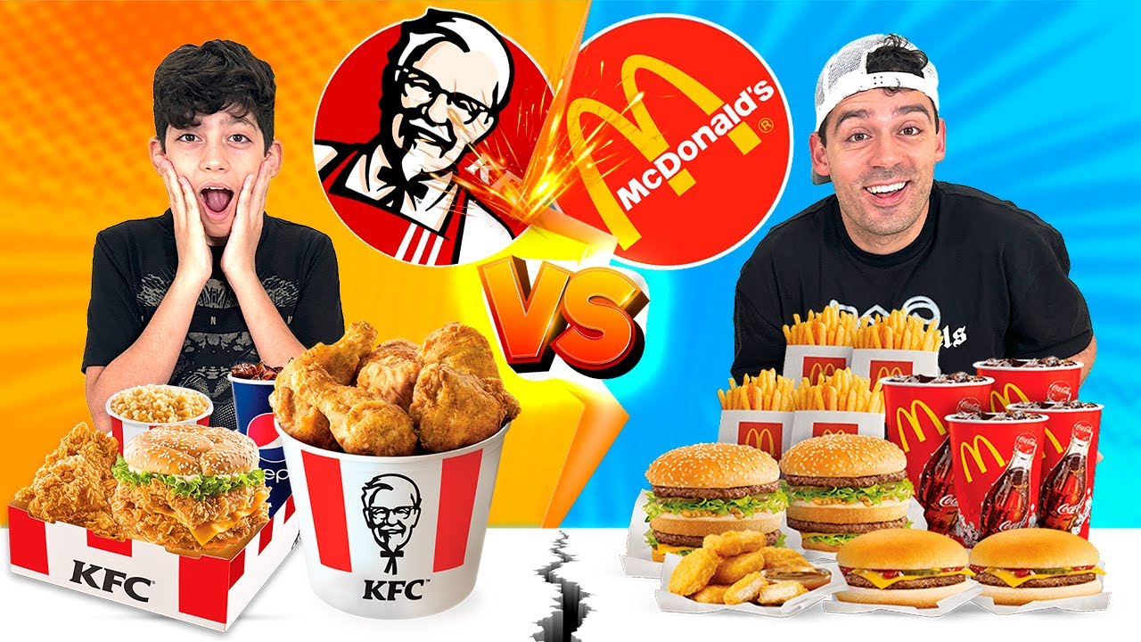 McDonald’s vs KFC – Uji Coba Makanan Ultimate Jason dan Alex!