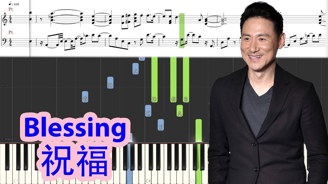 [Piano Tutorial] Blessing | 祝福 - Jacky Cheung | 張學友