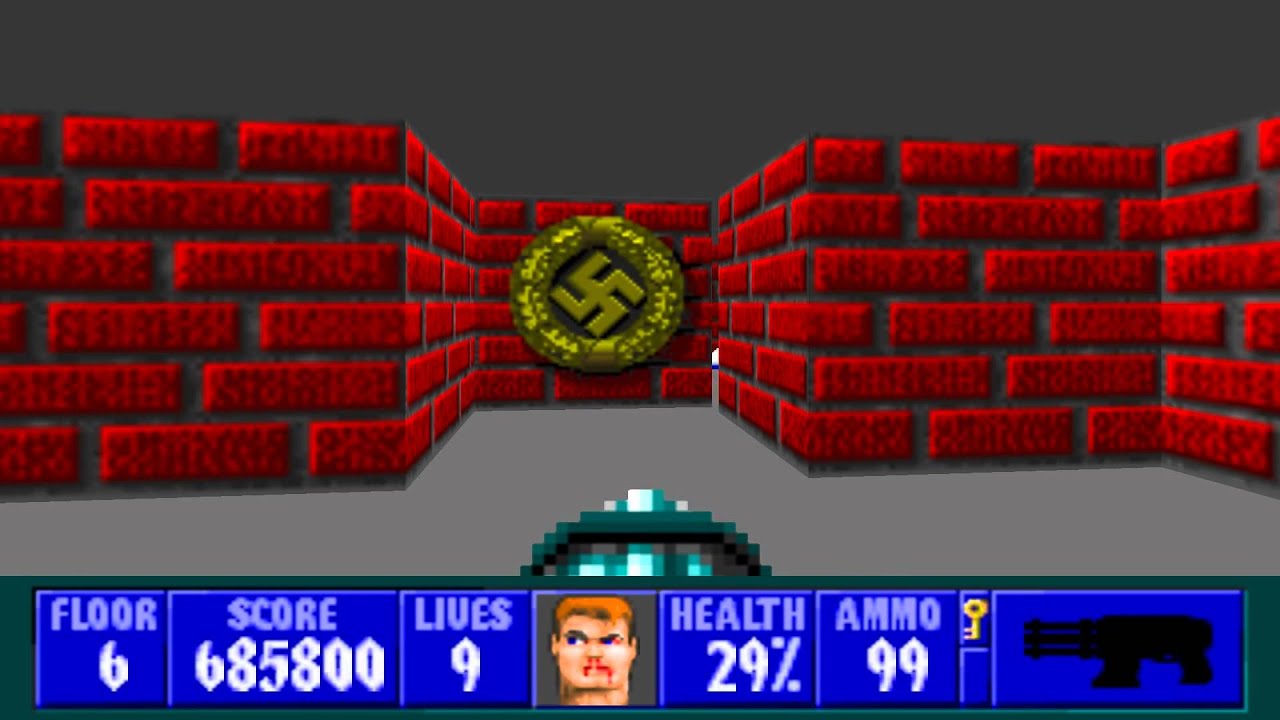 Wolfenstein 3D - Эпизод 1, 6 этаж