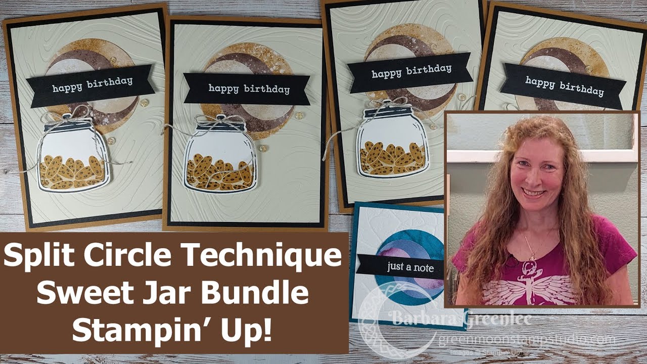 Split Circle Technique - Sweet Jar - Stampin' Up!