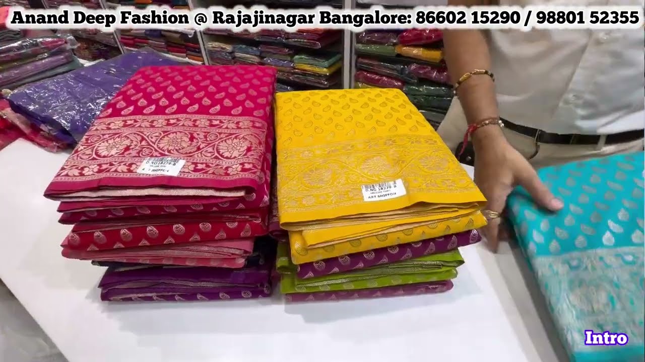Navaratri & Diwali New Stock @ Rajajinagar Bangalore Single Piece Courier Avl #fancysarees #designer