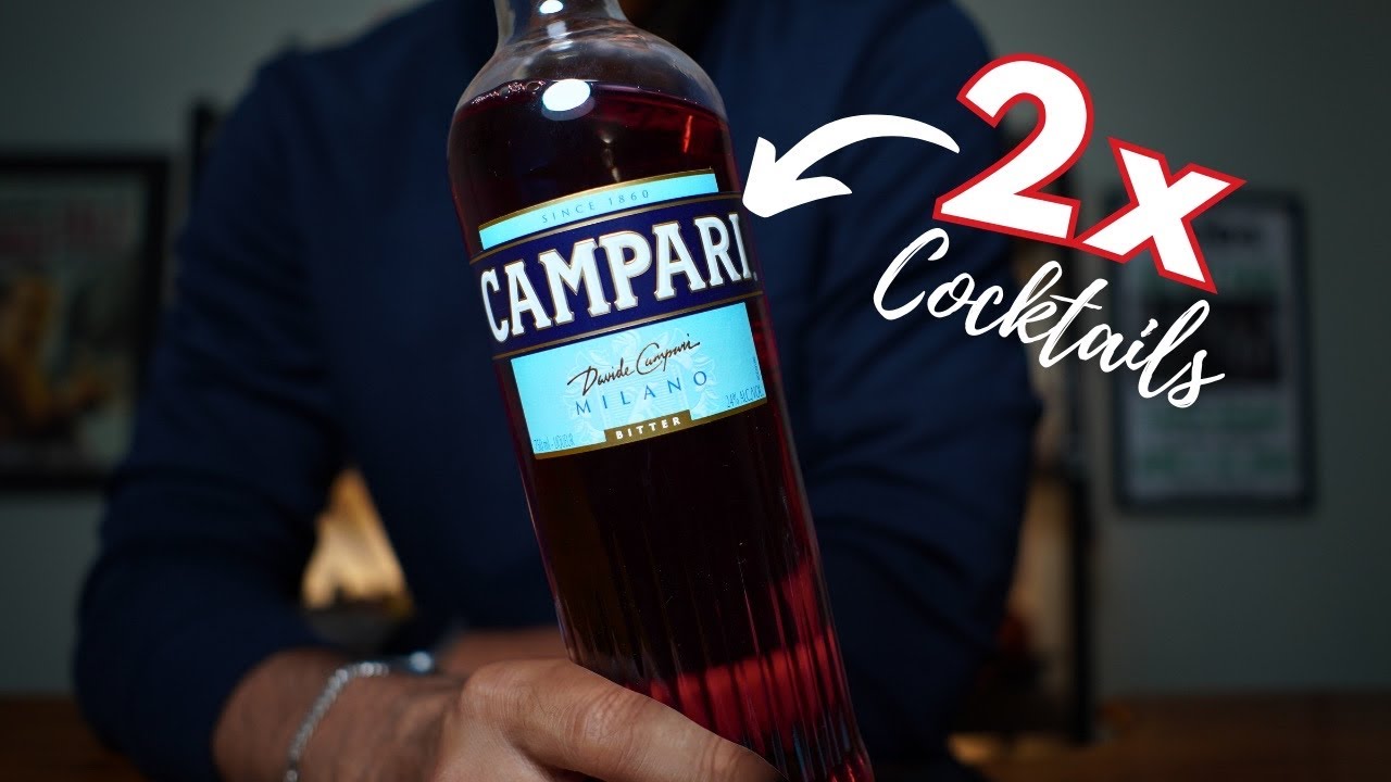 2 коктейля CAMPARI ★ Один взболтанный и один размешанный (серия Amaro)