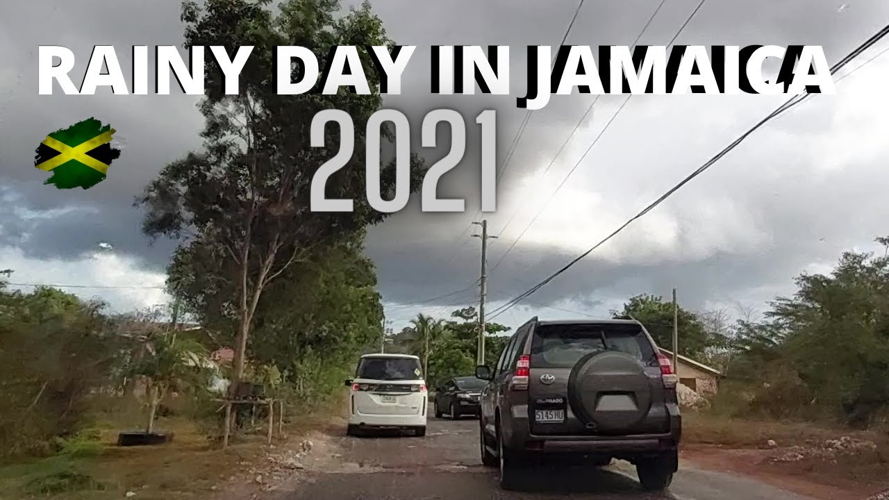 RELAXING DRIVING IN THE RAIN ,NAIN ST.ELIZABETH JAMAICA , AREA WHERE YOU GET THE BEST COW FOOT SOUP