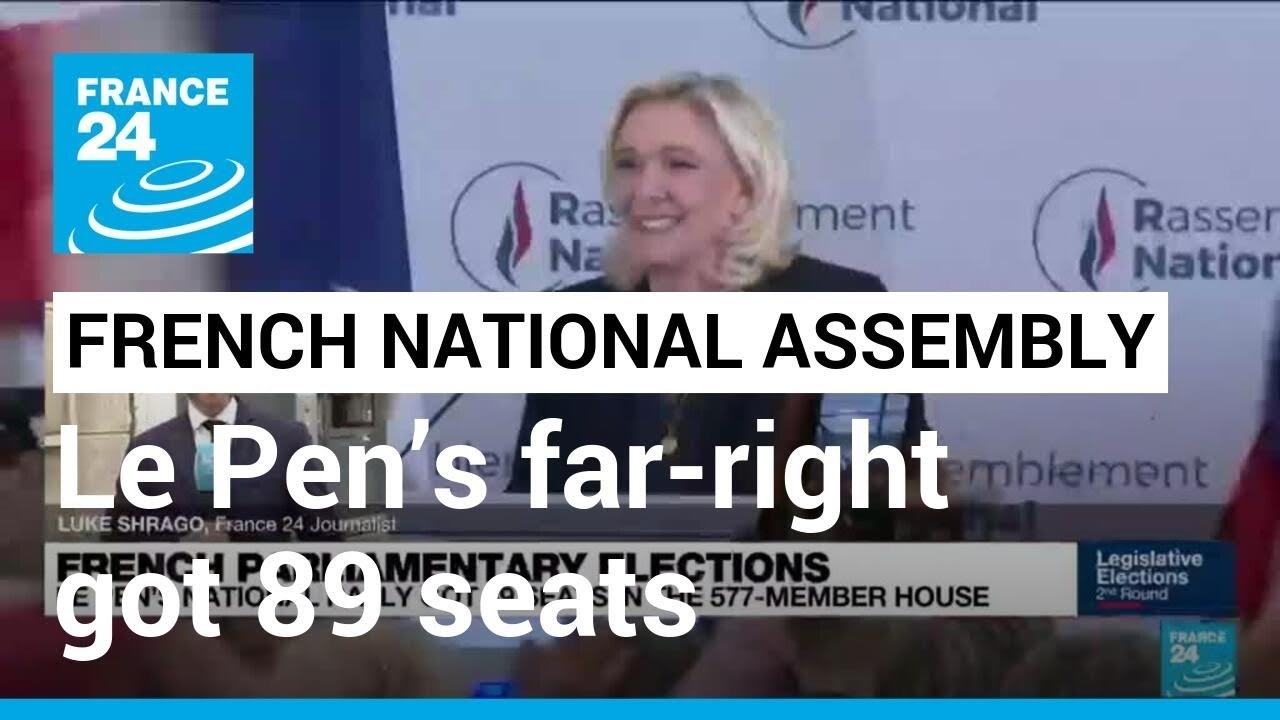 Le Pen's National Rally got 89 seats in the French National Assembly &bull; FRANCE 24 English
