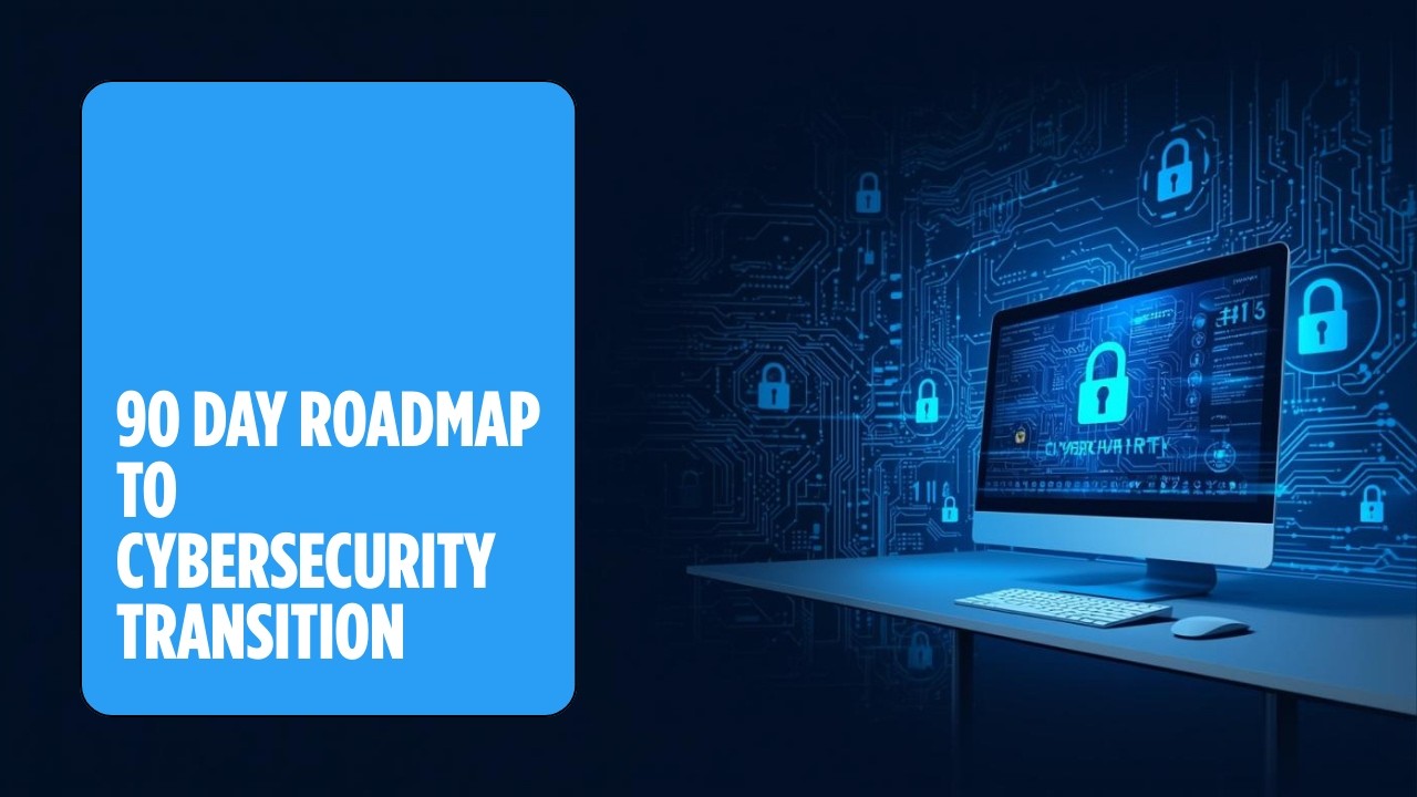 Cybersecurity Transition - 90 Day Transition Roadmap in 4 Simple Steps #education #cybersecurity