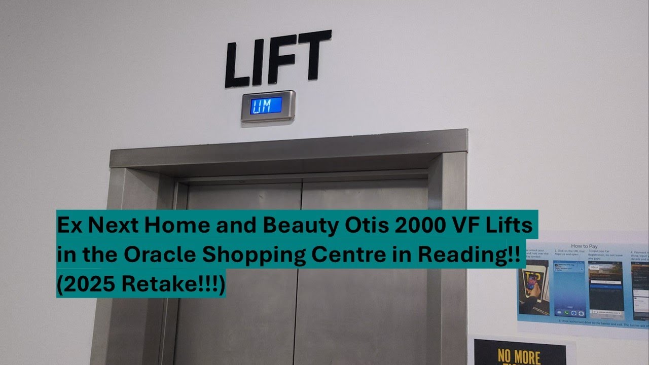 Ex Next Home and Beauty Otis 2000 VF Lifts in the Oracle Shopping Centre in Reading. (2025 Retake!!)