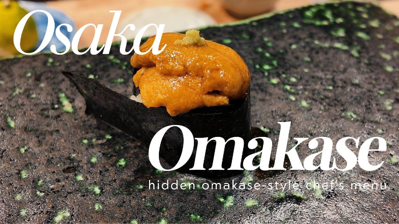 hidden Osaka omakase | Sushi Oryori Aoyama