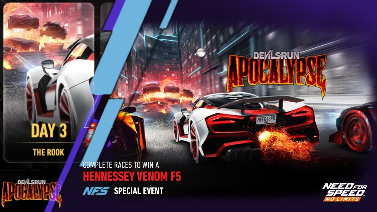 Hennessey Venom F5 | Day 3  THE ROOK | NFS No Limits: Apocalypse