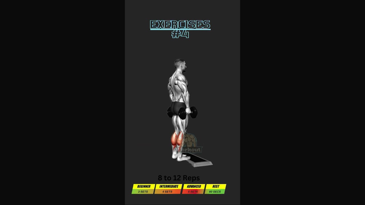Legs and calf workout at home