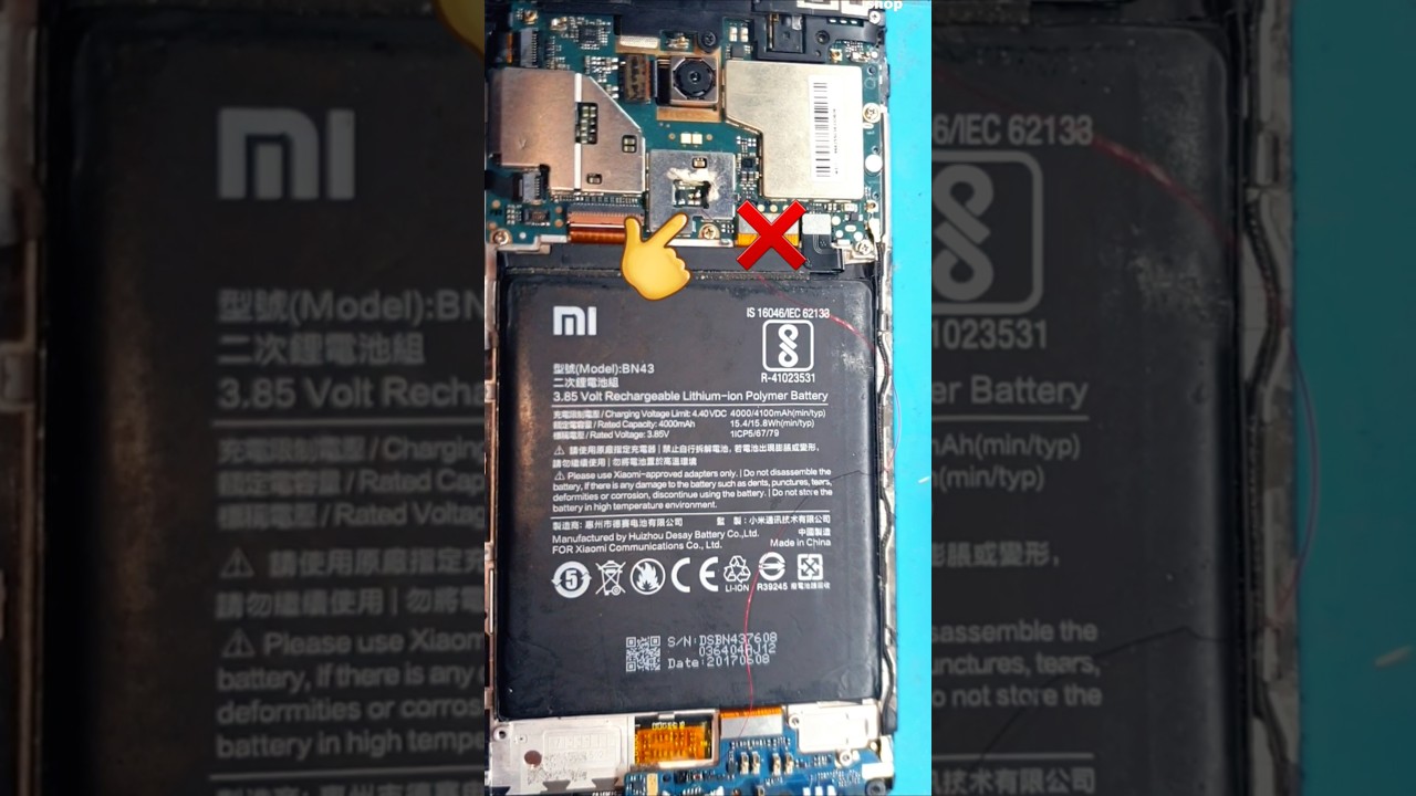 mi Note 4 charging jumper