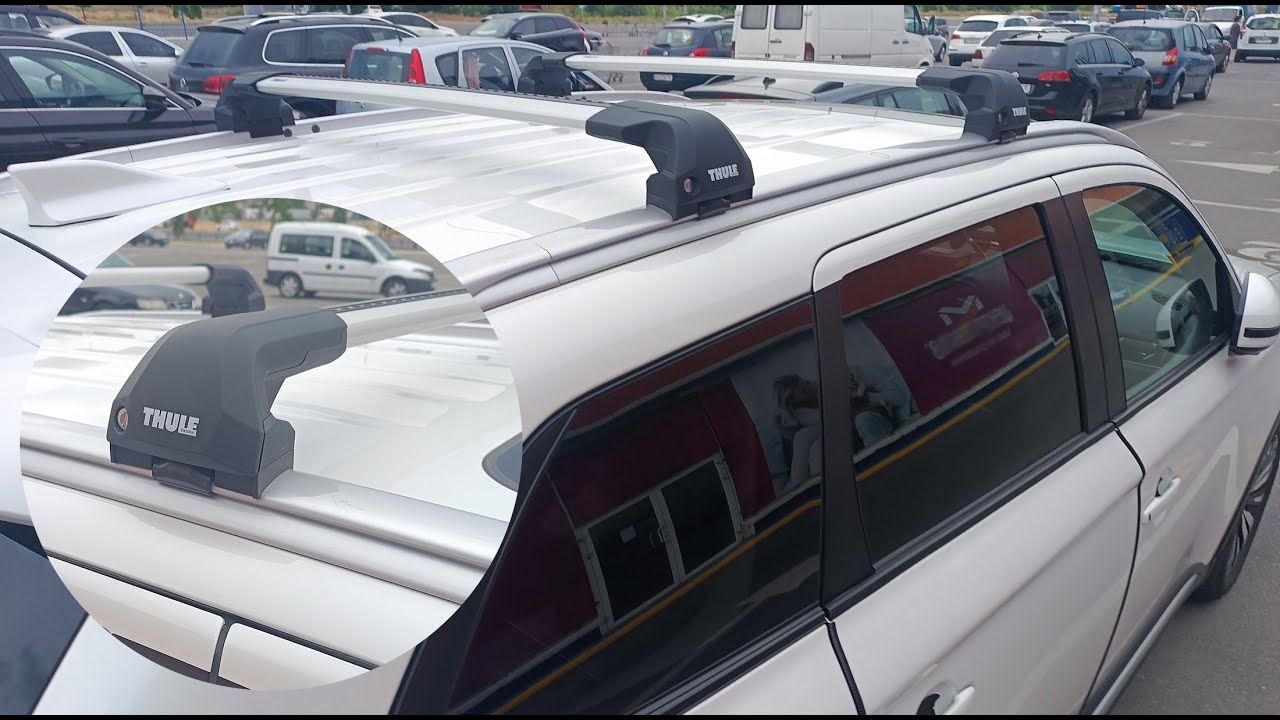 Como Instalar barras porta equipaje THULE Mitsubishi Outlander