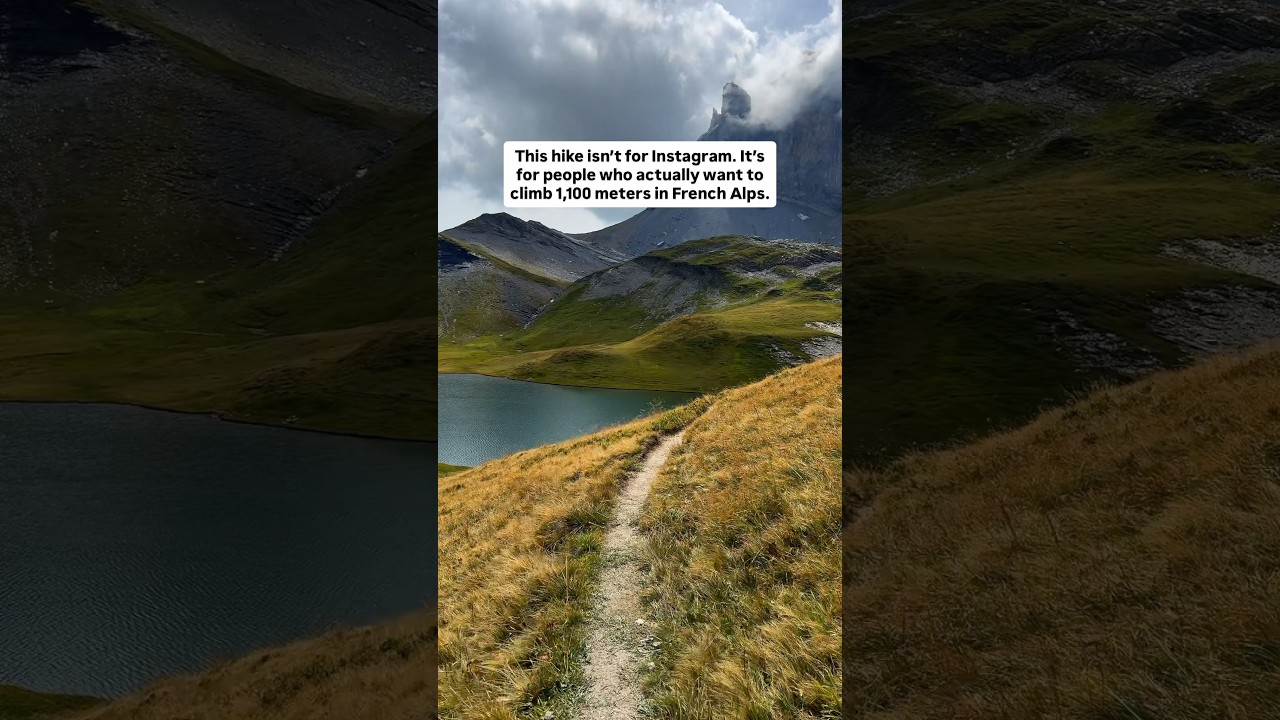 Lac d&rsquo;Anterne hike, French Alps #hiking #frenchalps
