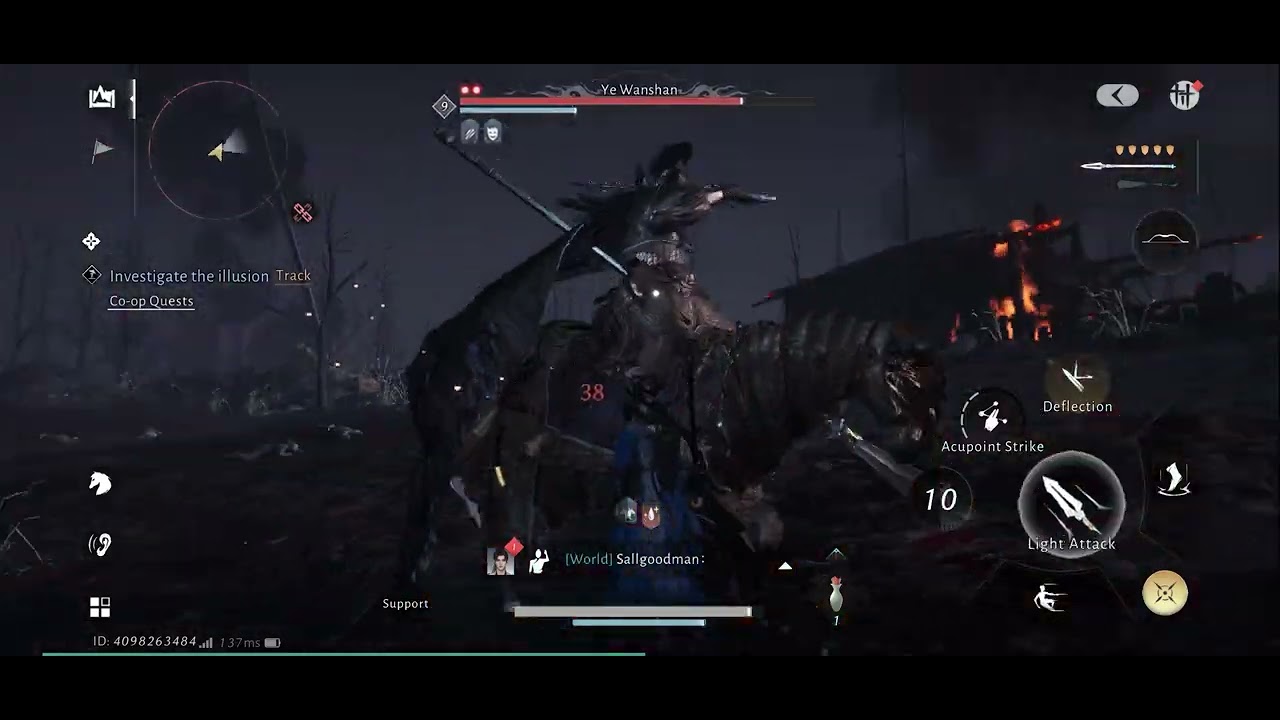 Where winds meet boss fight 😡
