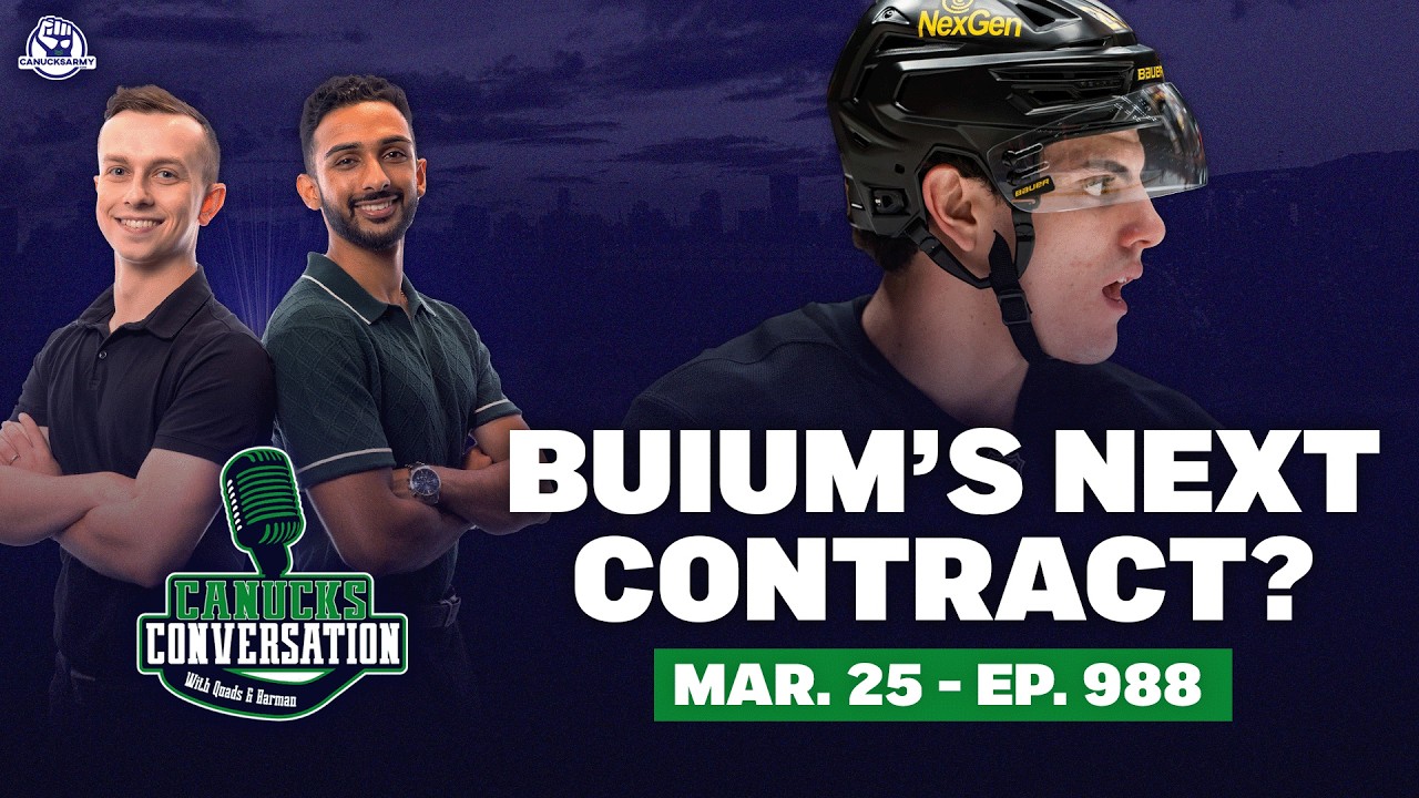 What should Zeev Buium's next contract look like? ft. Jeff Paterson | Canucks Conversation