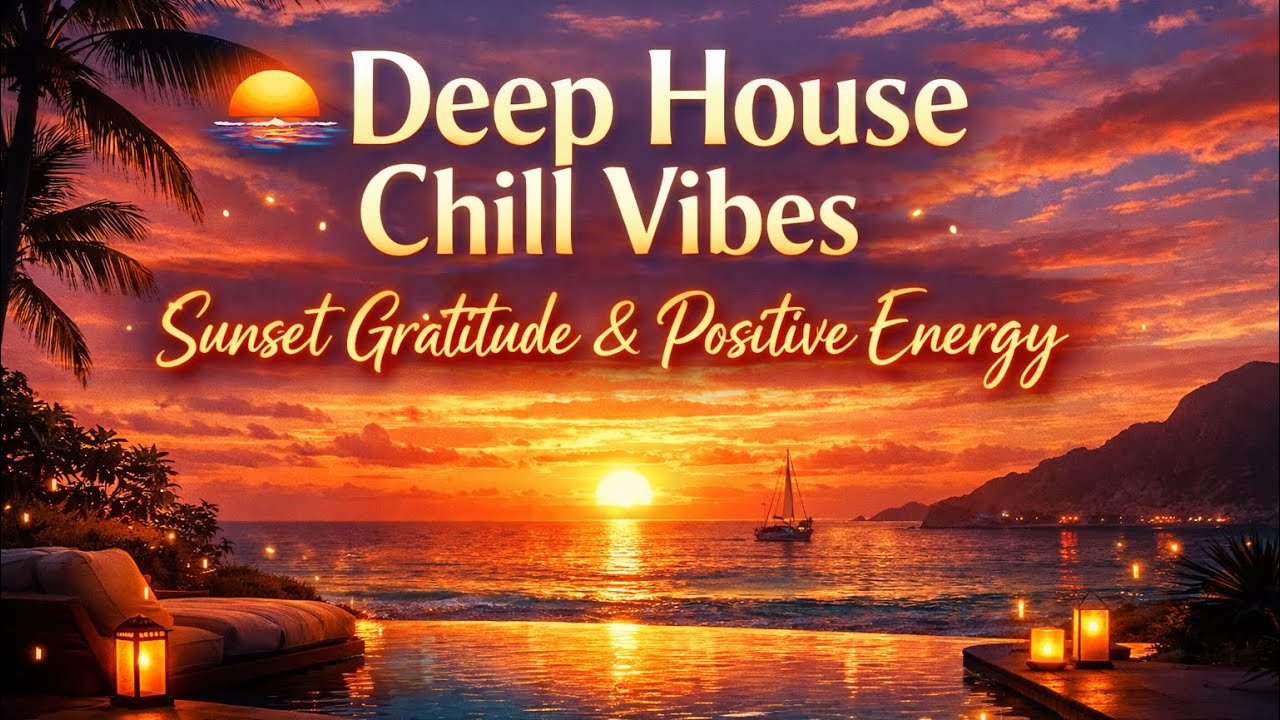 🌅 Sunset Chill Deep House – Feel the Gratitude & Positive Vibes