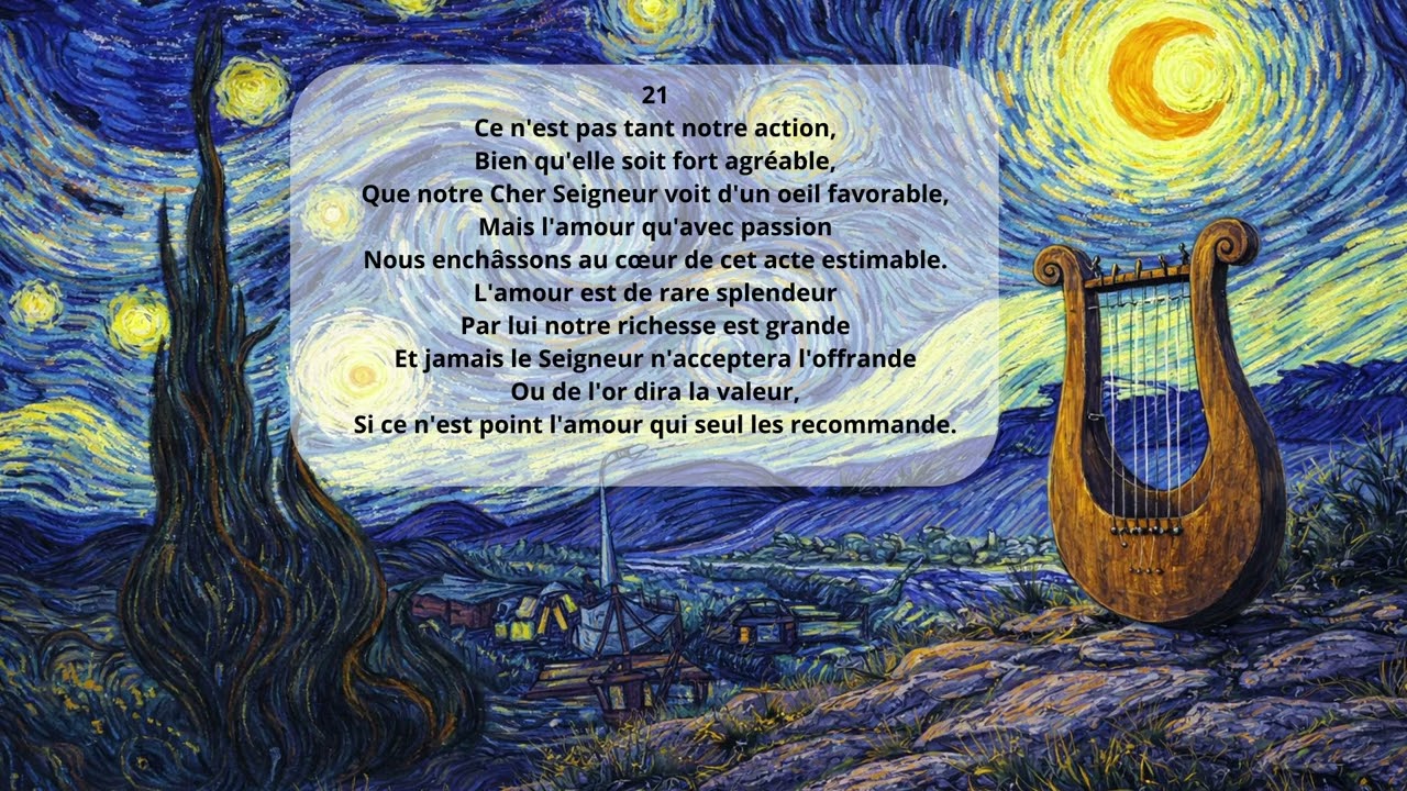 POÉMES 🎵 - 21 Ce n'est pas tant notre action
