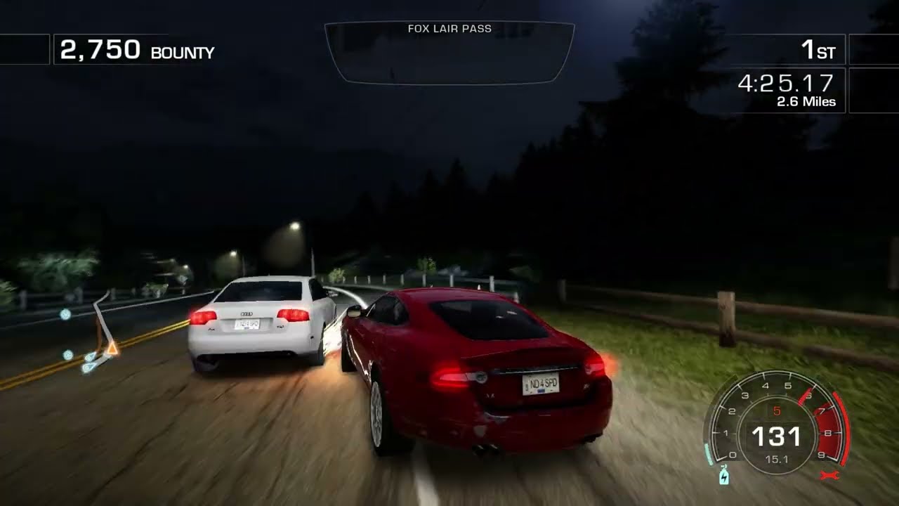 Need For Speed : Hot Pursuit | JAGUAR XKR | Big Timber Forest | The Prestige Race
