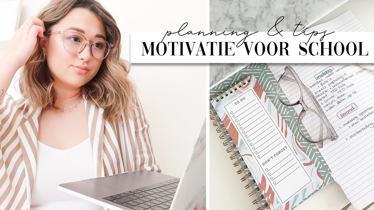 Zo blijf ik GEMOTIVEERD voor SCHOOL tijdens deze periode | vlog
