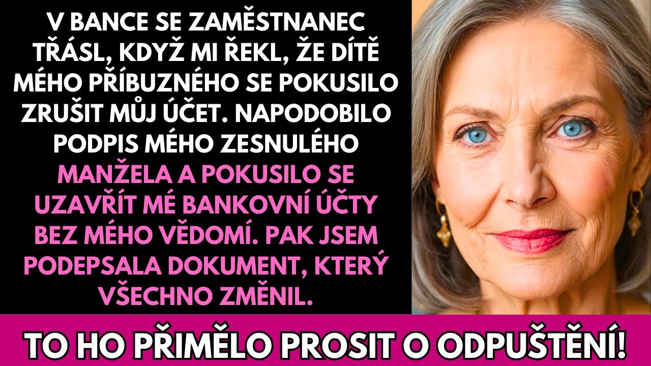 V Bance Zaměstnanec Zaváhal: „Váš Syn Se Pokusil Zavřít Účet.“ Podepsal Jsem A…