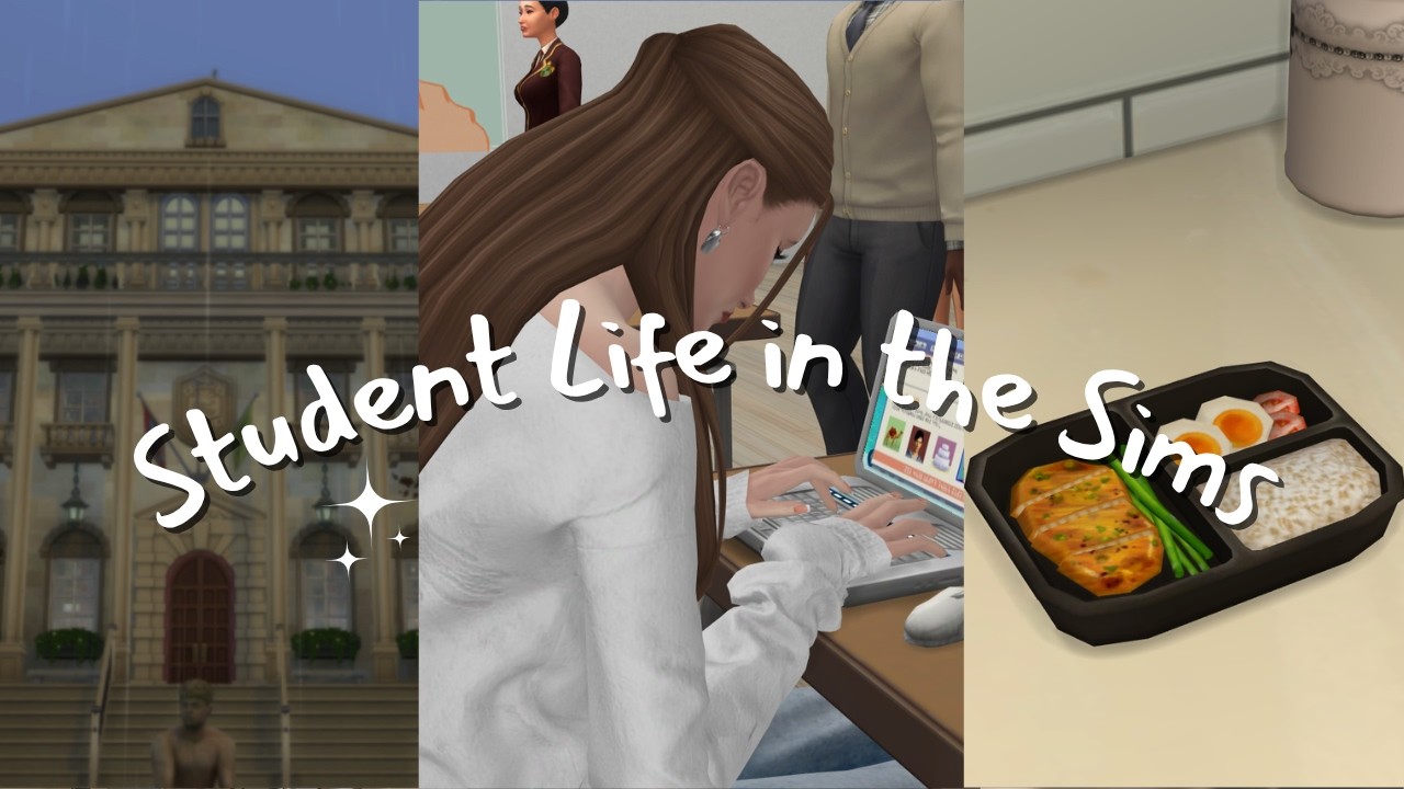 A busy day as a Britechester student  | Sims Vlog