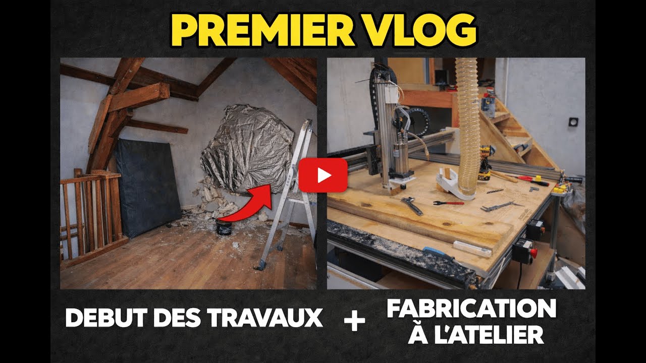 1804 secondes à l’atelier ep.1 | Mon premier vlog