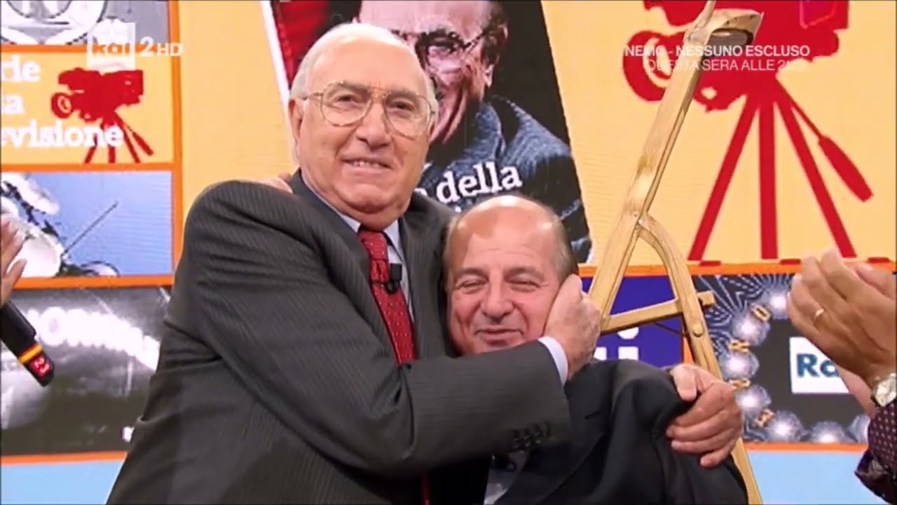 Pippo Baudo e Giancarlo Magalli a I fatti vostri 19102016